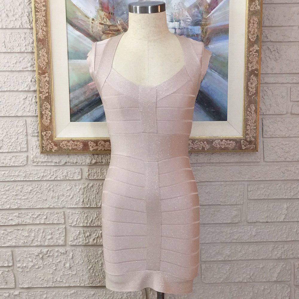 French Connection Spotlight Bandage BodyCon Dress - Picture 4 of 15